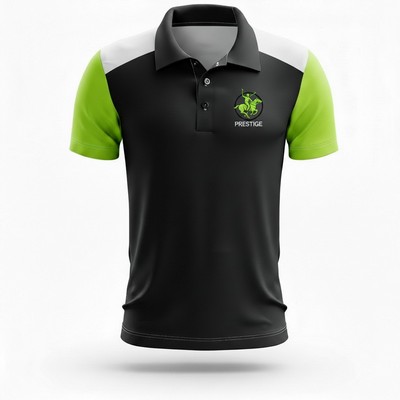 Unisex Sublimated Pique Polo Short Sleeve 160 gsm