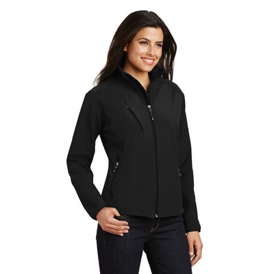 Port Authority® Women's Textured Soft Shell Jacket